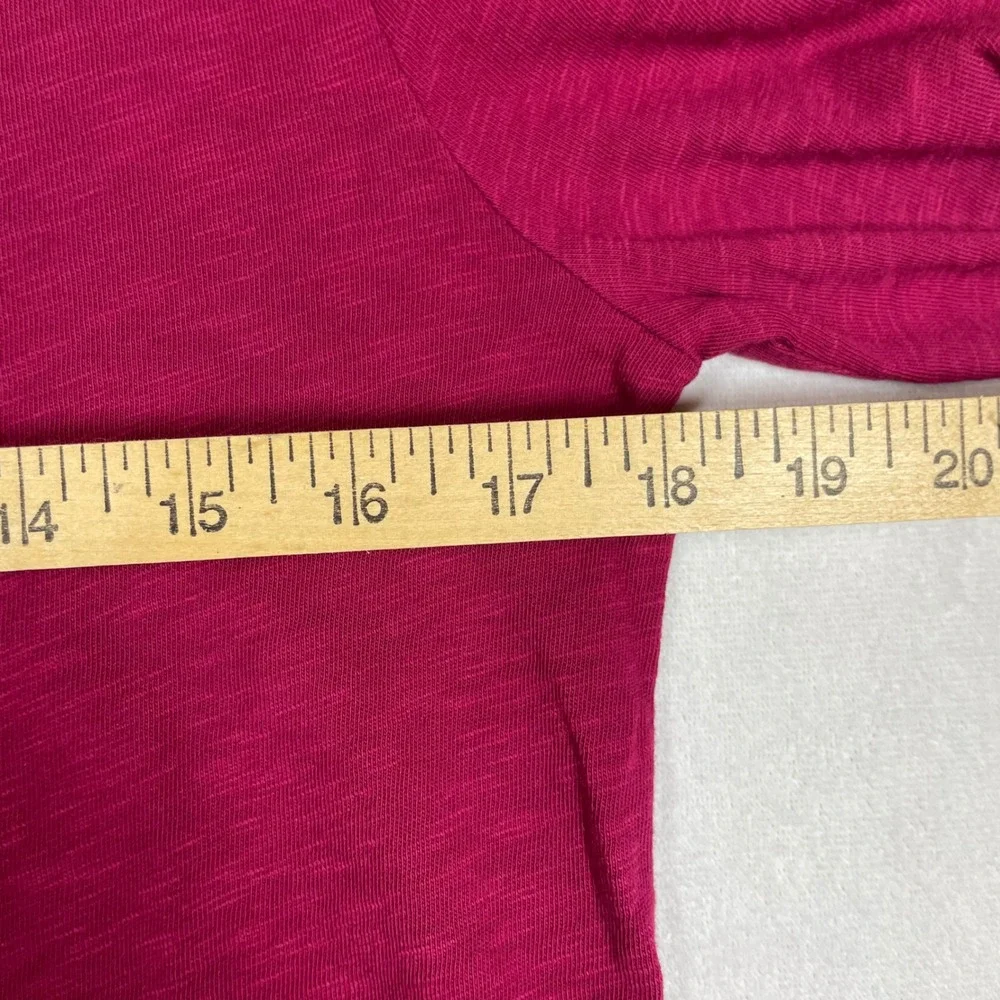 j crew girlfriend tee‎ long sleeve 100% cotton S capsule layering granola preppy